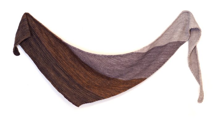 Basic Boomerang Shawl Knitting Pattern