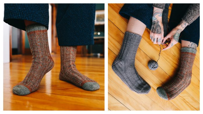 Bear Paw Socks Knitting Pattern