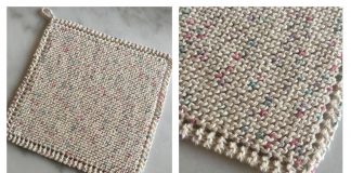 Classic Easy Dishcloth Free Knitting Pattern