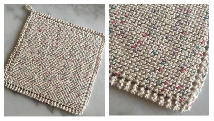 Classic Easy Dishcloth Free Knitting Pattern