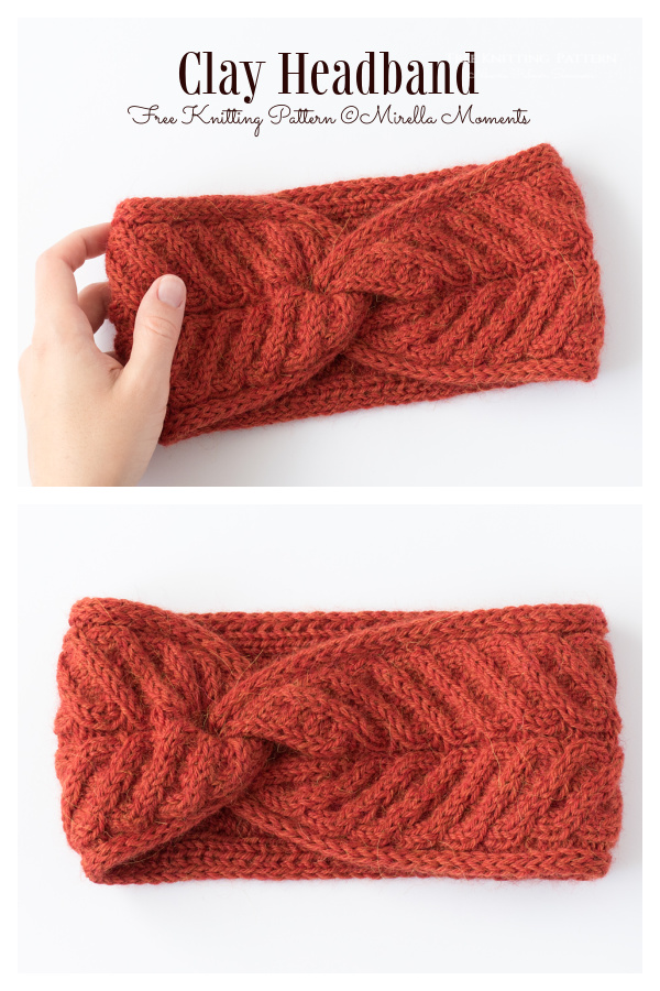 Clay Headband Free Knitting Pattern