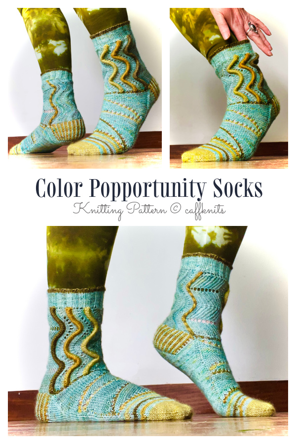 Color Popportunity Socks Knitting Pattern