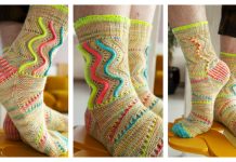 Color Popportunity Socks Knitting Pattern