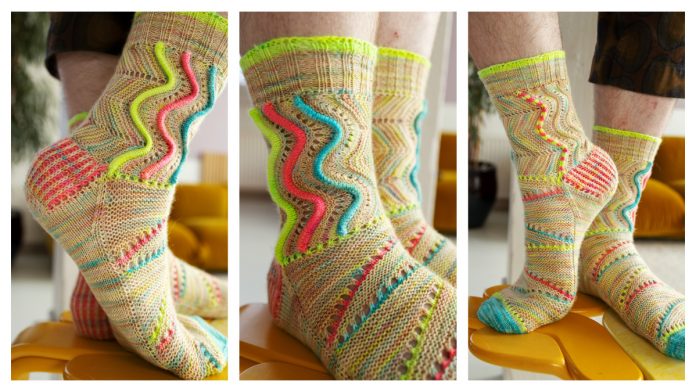 Color Popportunity Socks Knitting Pattern