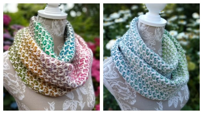 Just Weave It Cowl Free Knitting Pattern