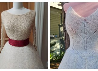 Lace Wedding Dress Knitting Patterns