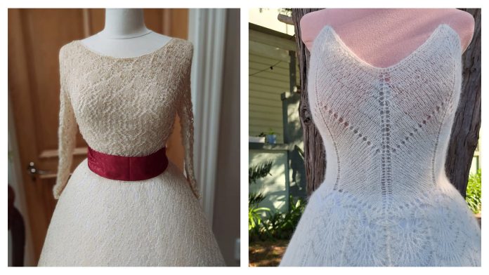 Lace Wedding Dress Knitting Patterns