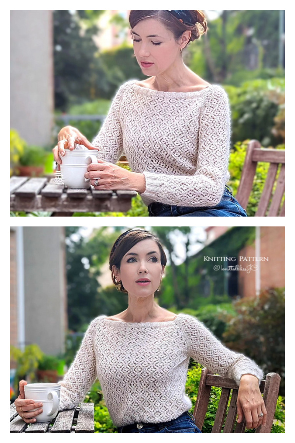 Lola Pullover Sweater Knitting Pattern