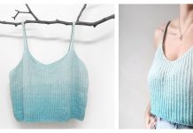 Seaside Summer Crop Top Free Knitting Pattern