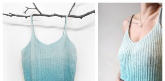 Seaside Summer Crop Top Free Knitting Pattern