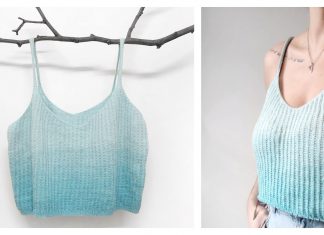 Seaside Summer Crop Top Free Knitting Pattern