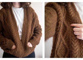 Book Club Cardigan Knitting Pattern