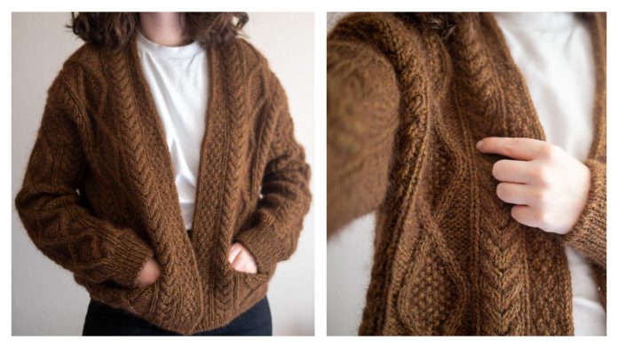 Book Club Cardigan Knitting Pattern