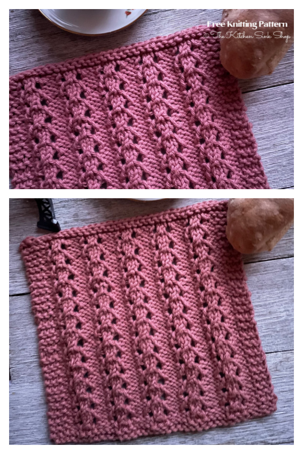 City of Light Dishcloth Free Knitting Pattern