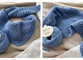 Eyelet Vibes Scarf Free Knitting Pattern