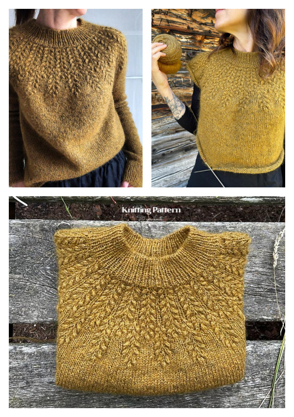 Field Sweater Pullover Knitting Pattern