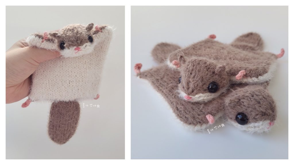 Flying Squirrel Knitting Pattern Knitting Pattern