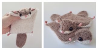 Flying Squirrel Knitting Pattern + Video Tutorial