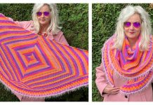 Geogradient Shawl Knitting Pattern