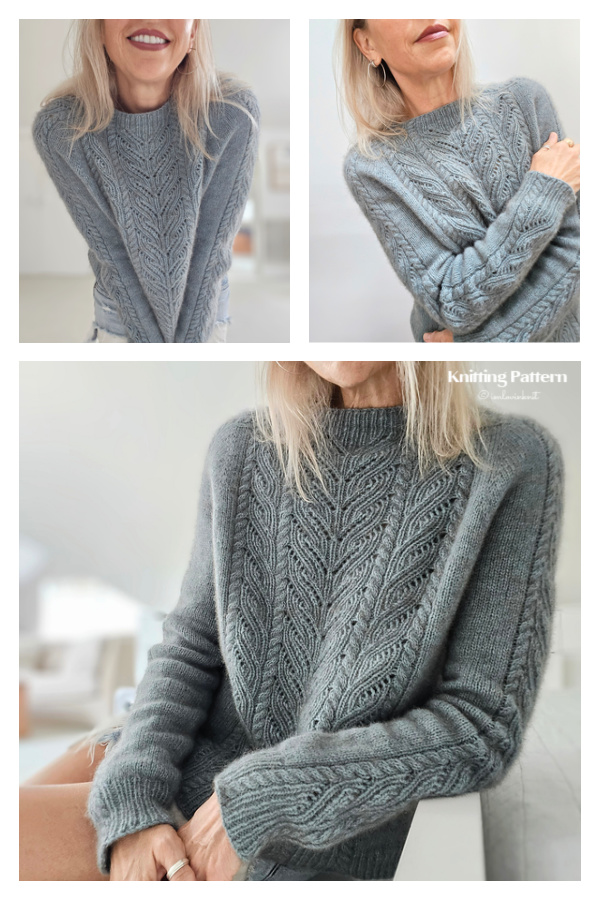 Low Tide Pullover Sweater Knitting Pattern