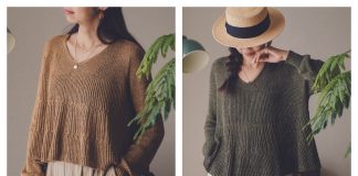 Ruth Pullover Sweater Knitting Pattern