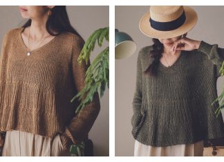 Ruth Pullover Sweater Knitting Pattern