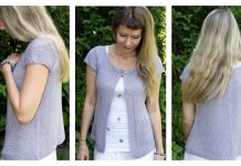 Summer Lavender Cardigan Free Knitting Pattern