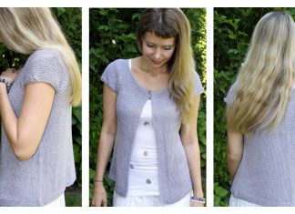 Summer Lavender Cardigan Free Knitting Pattern