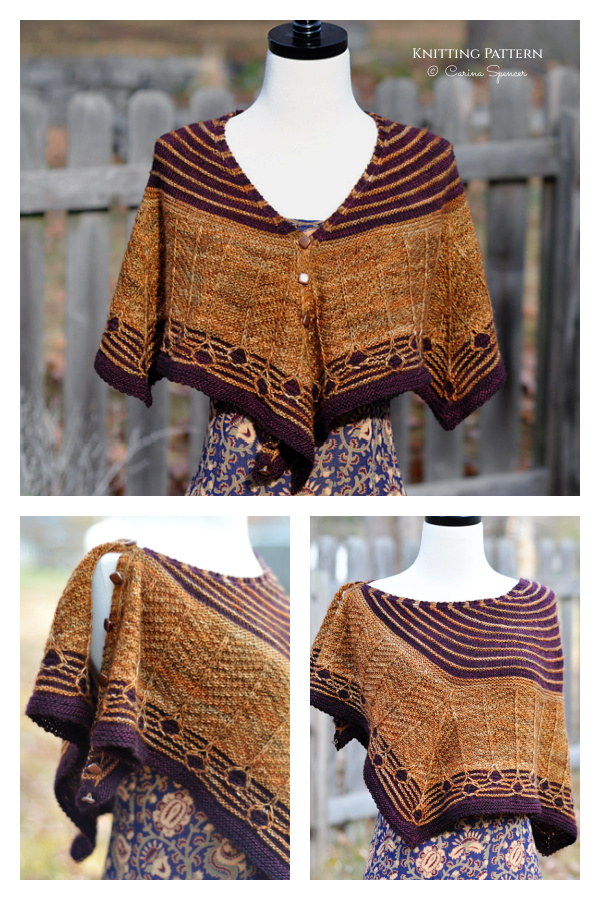 Catkin Cape Knitting Pattern