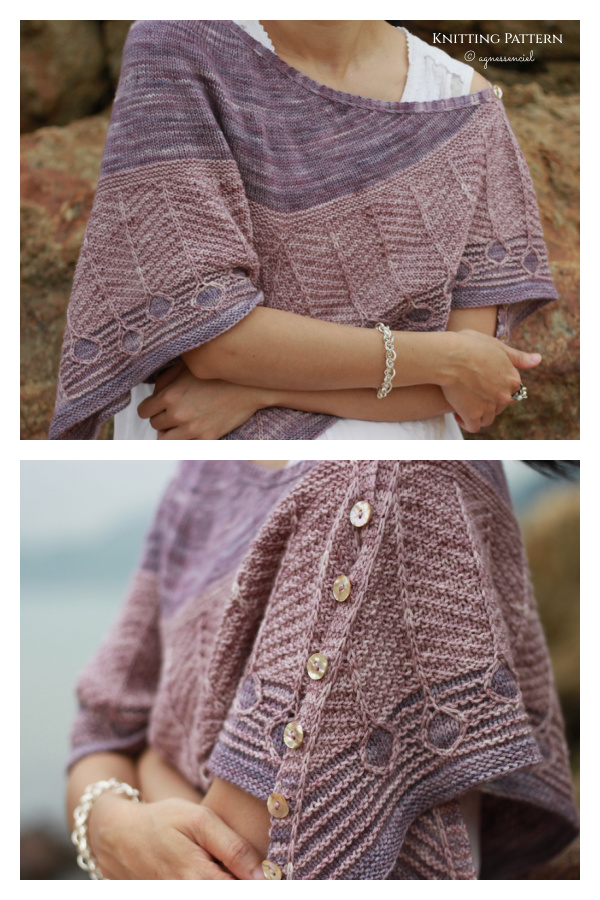 Catkin Cape Knitting Pattern