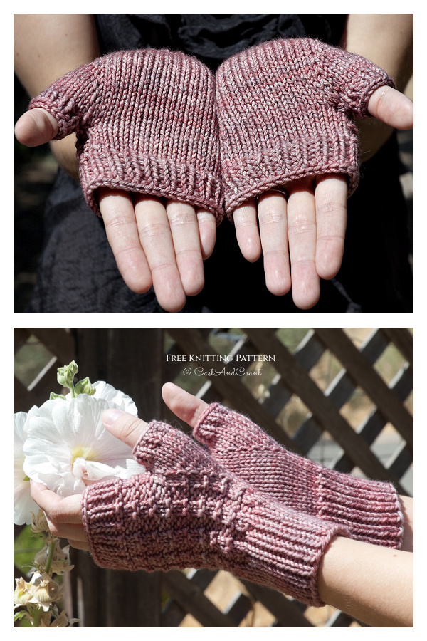 Cozy Thermal Mitts Free Knitting Pattern