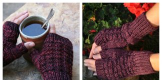 Cozy Thermal Mitts Free Knitting Pattern