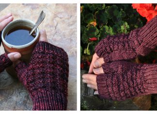 Cozy Thermal Mitts Free Knitting Pattern