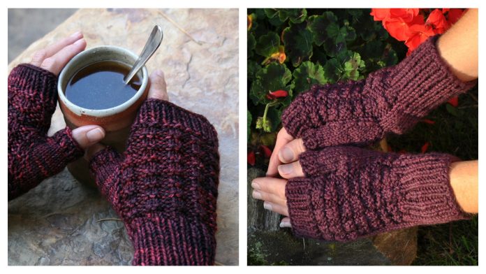 Cozy Thermal Mitts Free Knitting Pattern