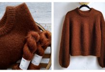 La Rentrée Pullover Sweater Free Knitting Pattern