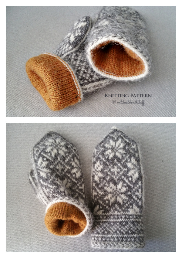 Northman Mittens Knitting Pattern