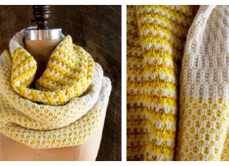 Stitch Block Cowl Free Knitting Pattern