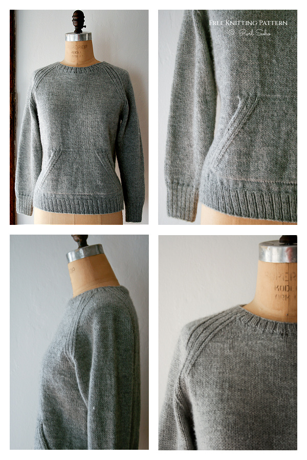 Sweatshirt Sweater Free Knitting Pattern