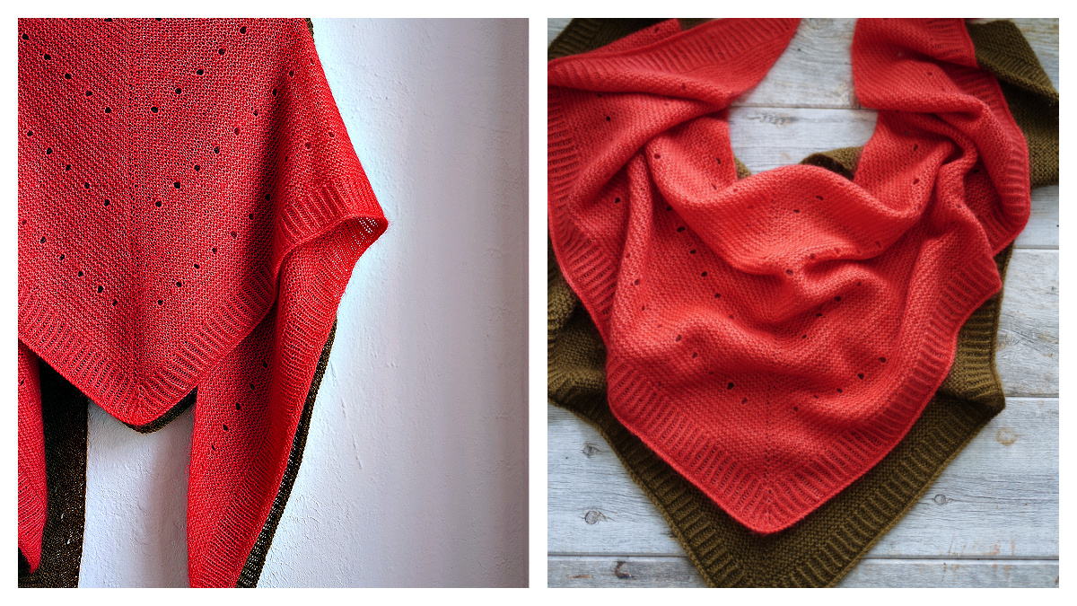 A Simple Affair Shawl Free Knitting Pattern Knitting Pattern