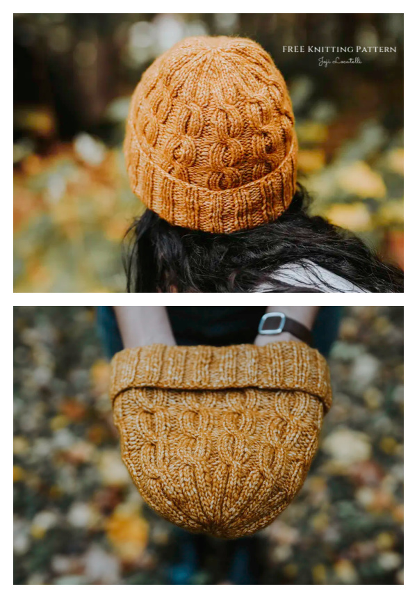 A Twisted Affair Cable Hat Free Knitting Pattern