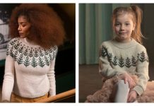 Christmas Tree Pullover Sweater Free Knitting Patterns