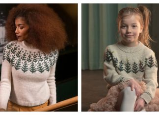 Christmas Tree Pullover Sweater Free Knitting Patterns