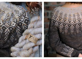 Goldwing Pullover Sweater Knitting Pattern