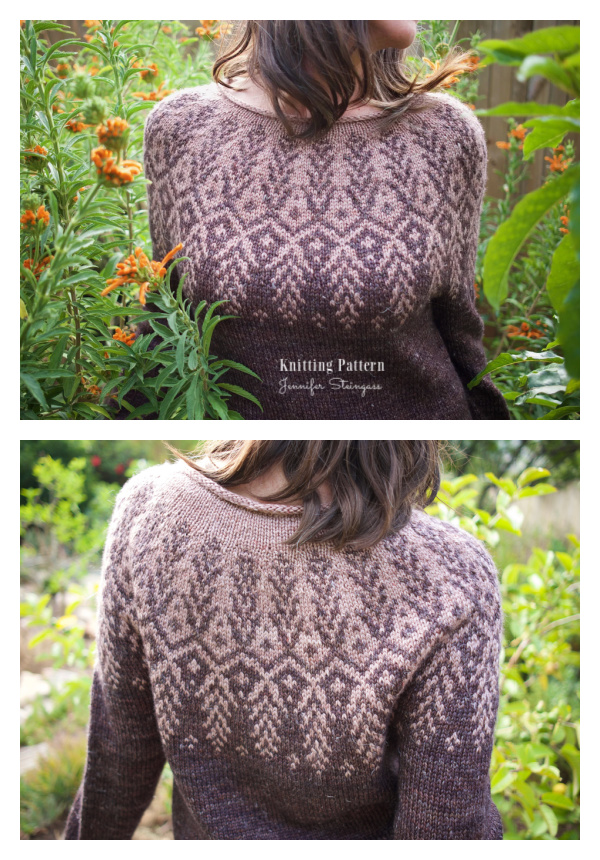 Goldwing Pullover Sweater Knitting Pattern