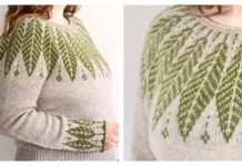 Greenleaf Pullover Sweater Knitting Pattern