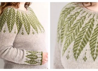 Greenleaf Pullover Sweater Knitting Pattern