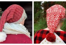 Red One Fancy Hat Free Knitting Pattern