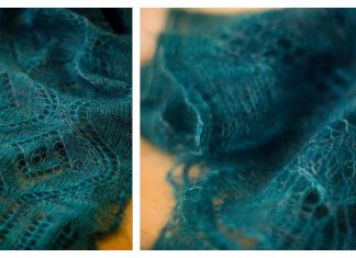 Seascape Stole Lace Shawl Free Knitting Pattern