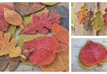 Small Linden Leaf Ornament Knitting Patterns