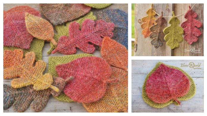 Small Linden Leaf Ornament Knitting Patterns